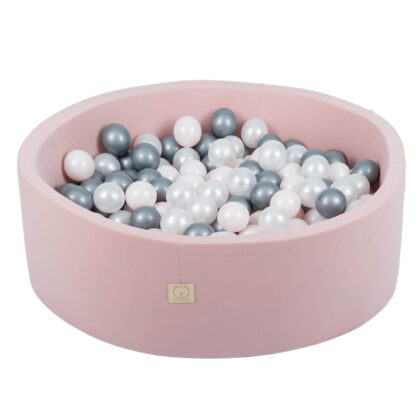 Ball Pool Set Pink 90x30cm With 150 pcs of Balls Bubble Pools Bubblepools.eu