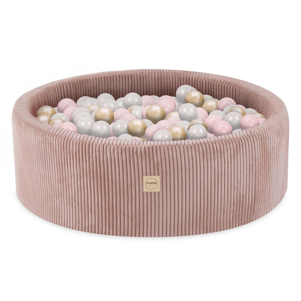Light Sand Bubble Pool 90x30cm with 200 pcs. of Balls (Pearl, Light Pink, Gold) Bubble Pools Bubblepools.eu