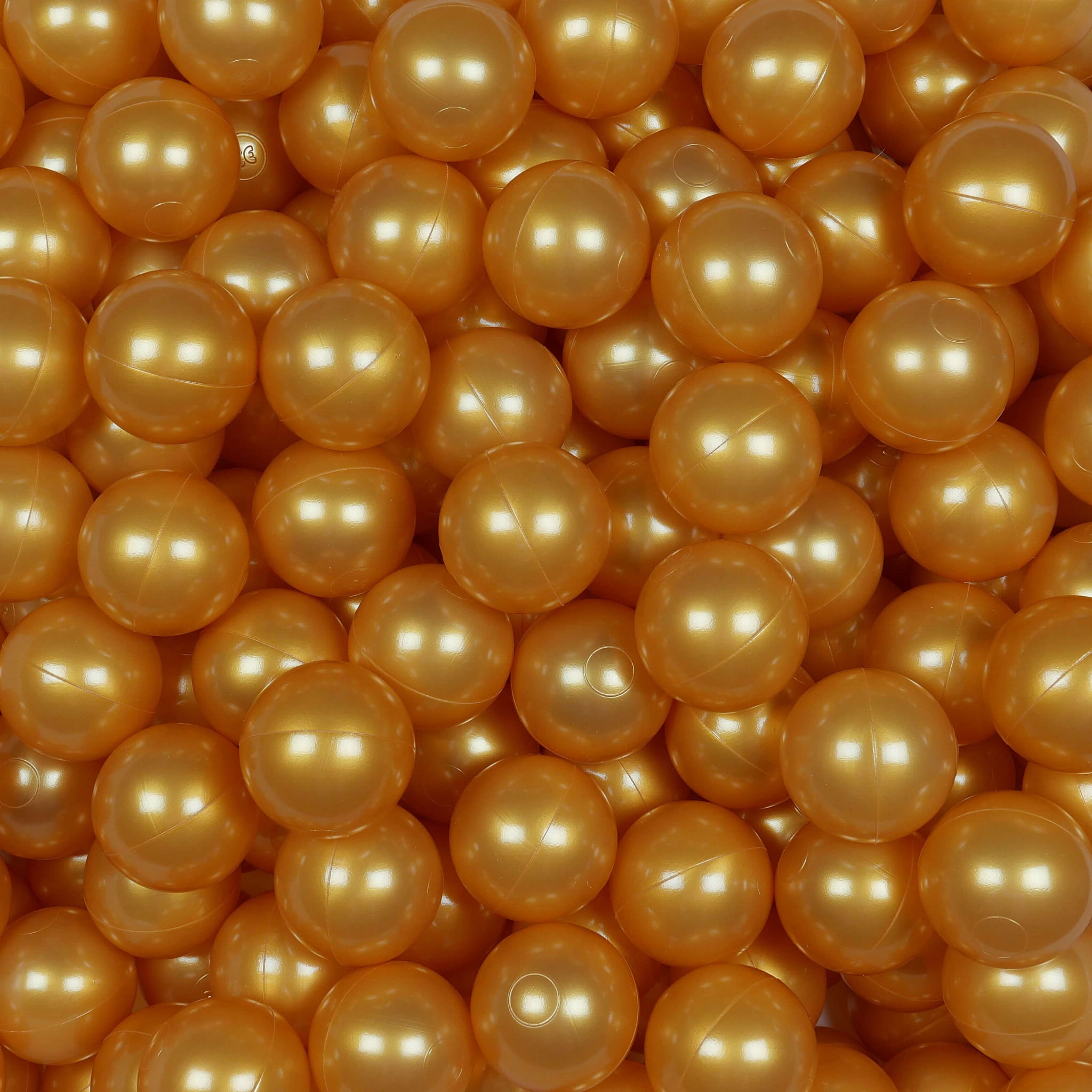 Balls for ballpit ø7cm 50pcs gold Bubblepools.eu