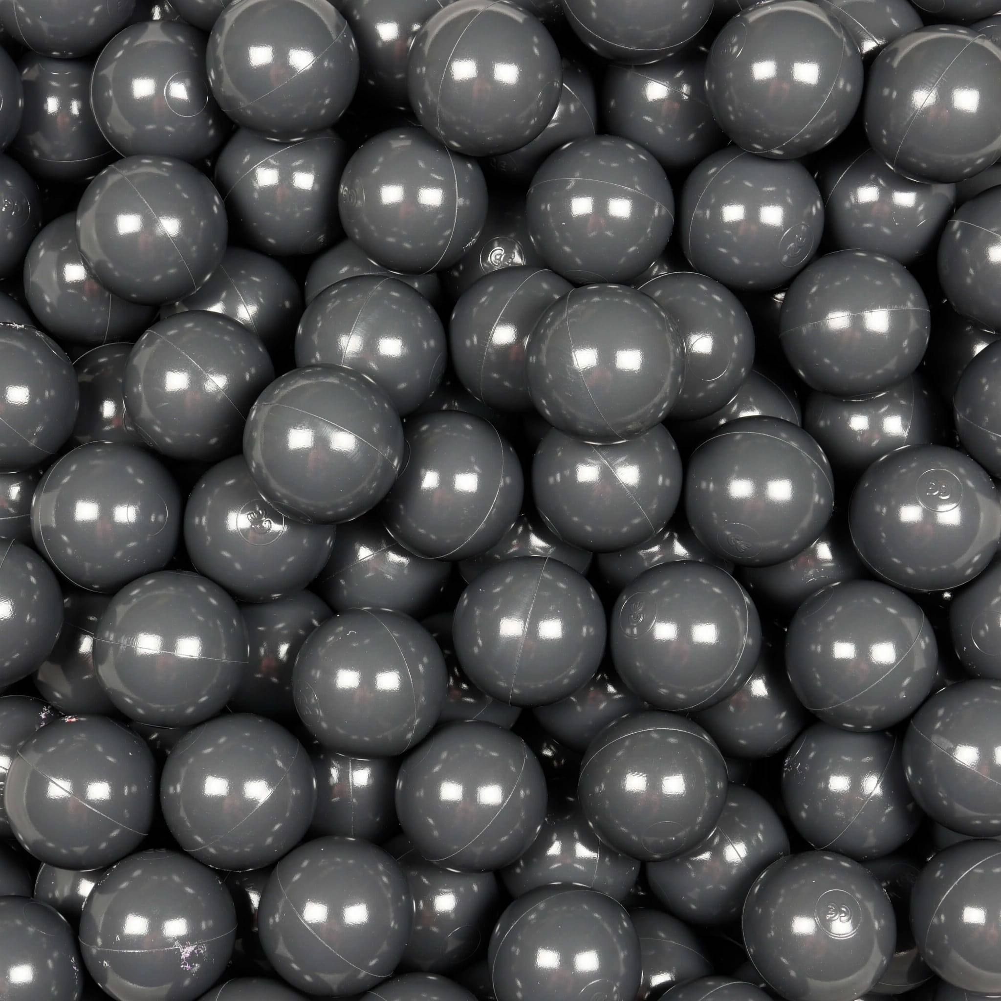 Balls for ballpit ø7cm 50pcs graphite Bubblepools.eu
