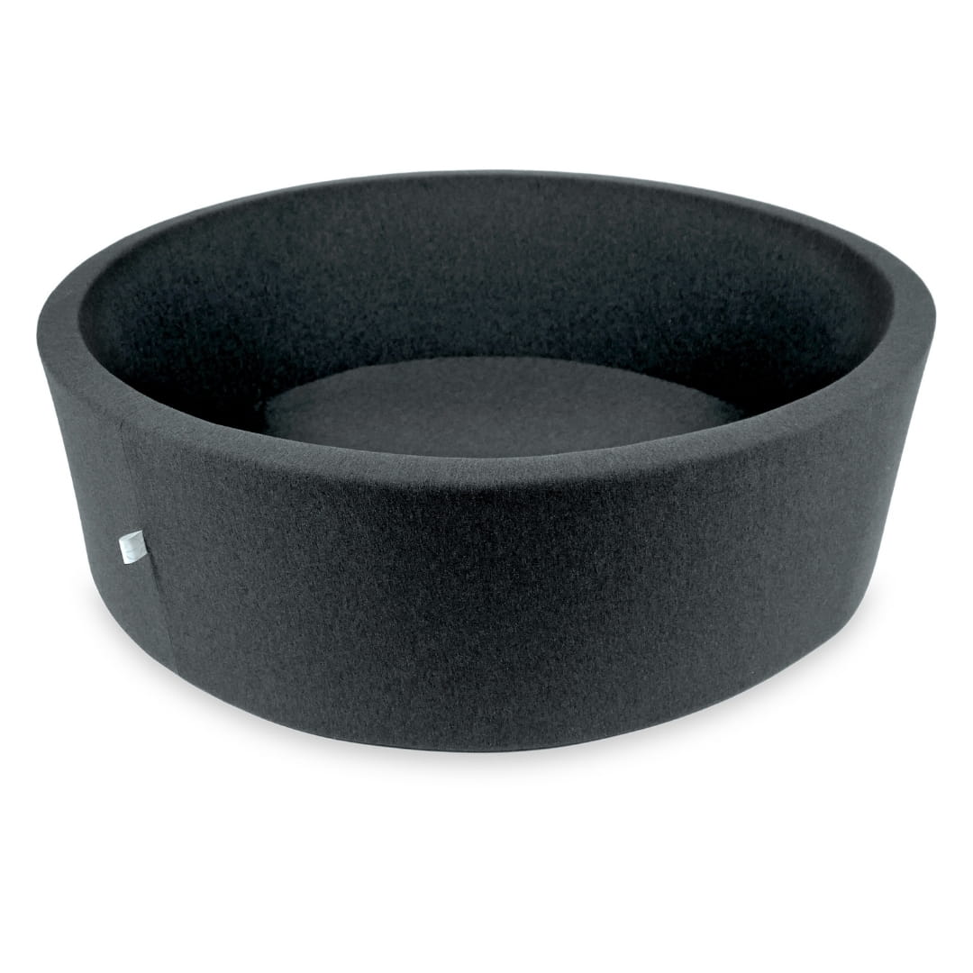 Ball Pit 130x40cm graphite without balls Bubblepools.eu