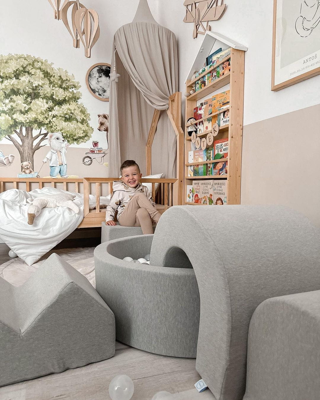 Ball Pit 110x30cm light gray without balls Bubblepools.eu Ball Pit 110x30cm light gray without balls Bubblepools.eu