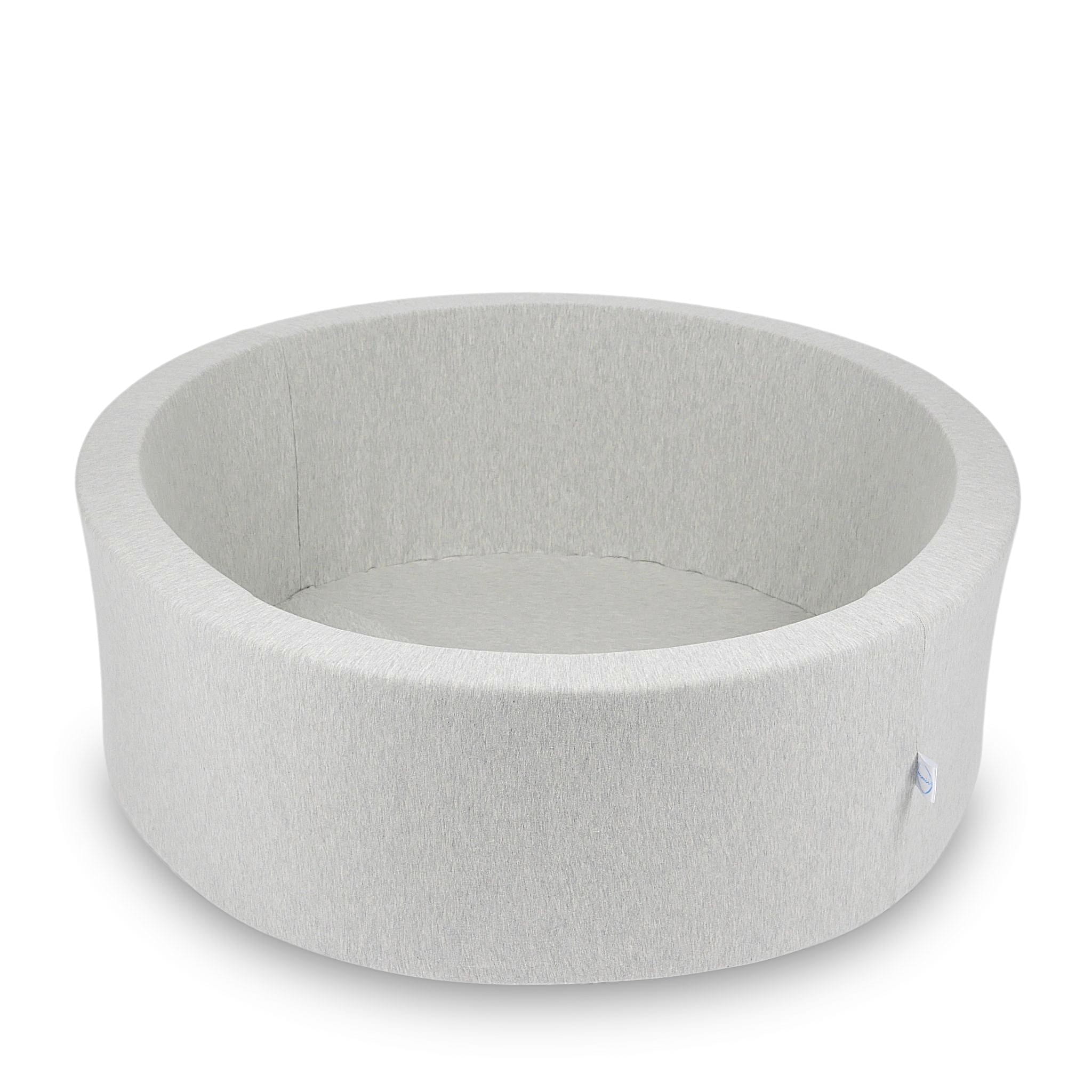 Ball Pit 90x30cm light gray without balls Bubblepools.eu