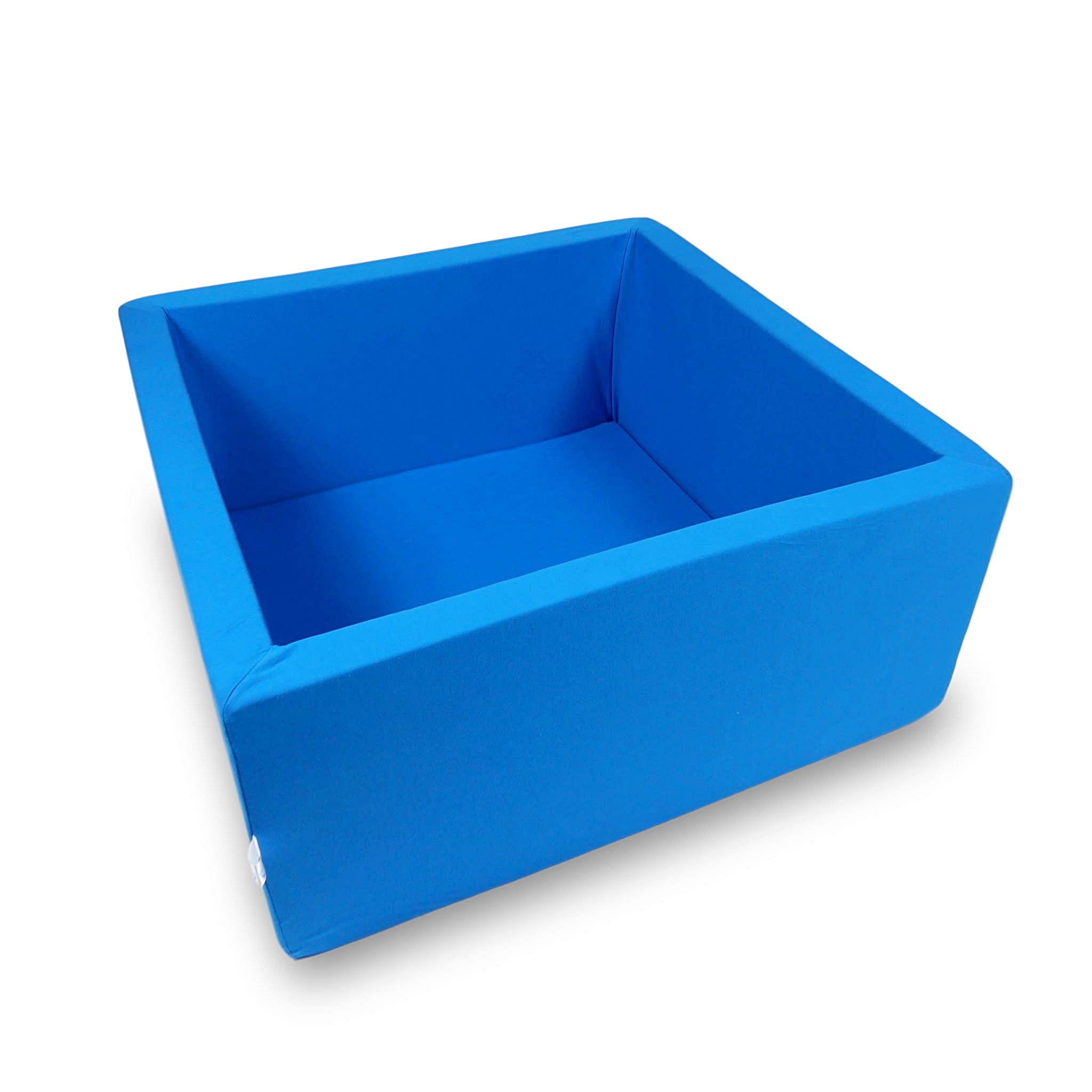 Ball Pit 90x90x40cm azure without balls Bubblepools.eu