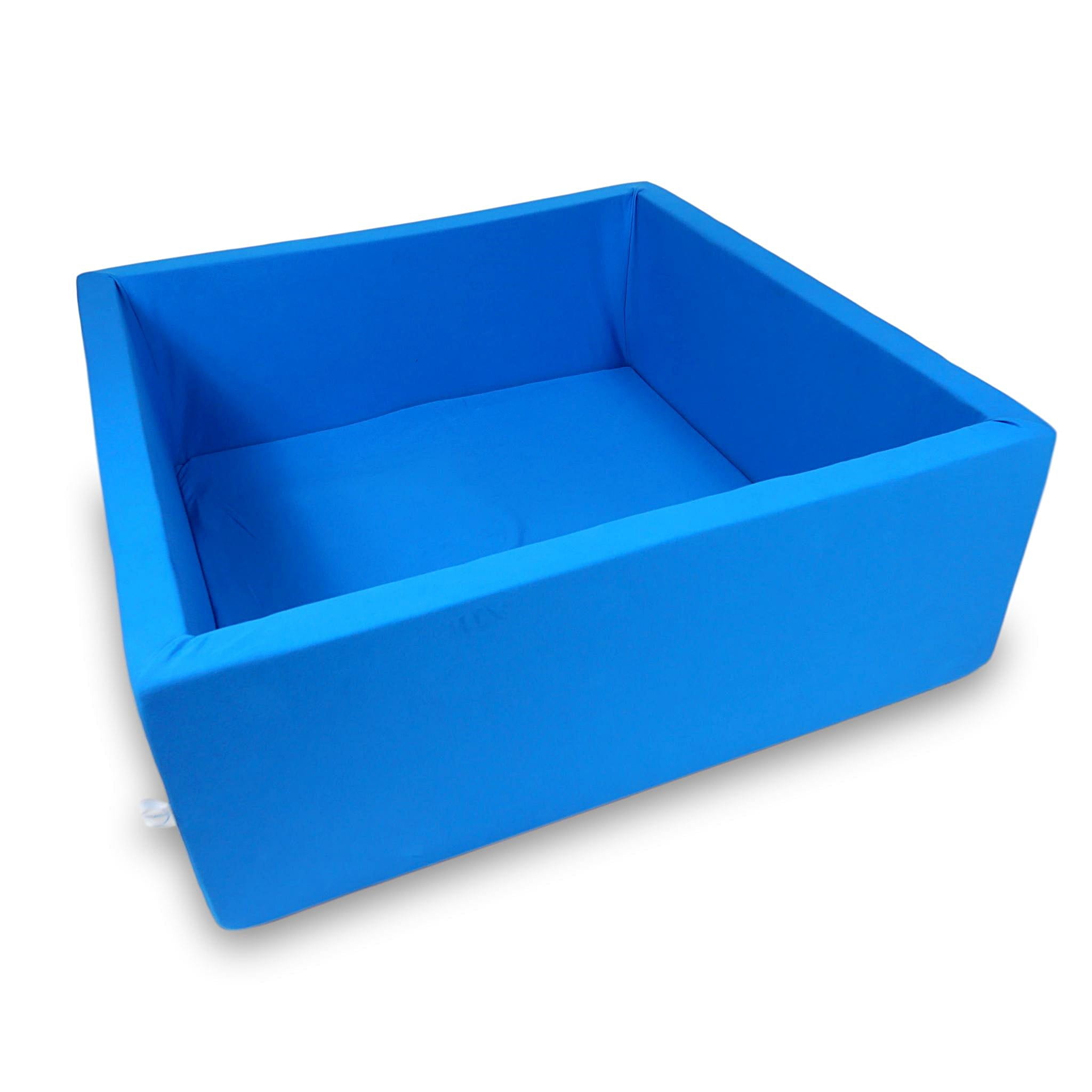Ball Pit 110x110x40cm azure without balls Bubblepools.eu