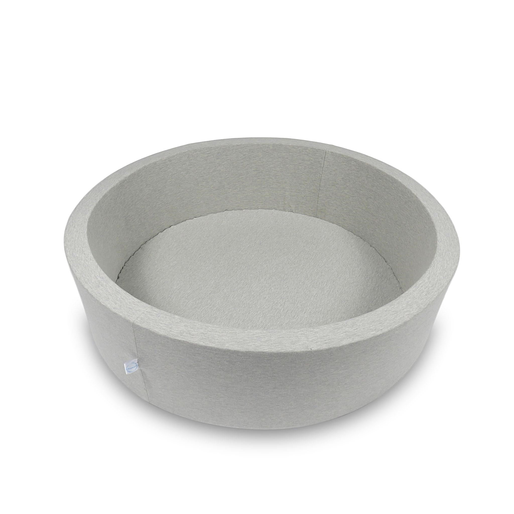 Ball Pit 110x30cm light gray without balls Bubblepools.eu