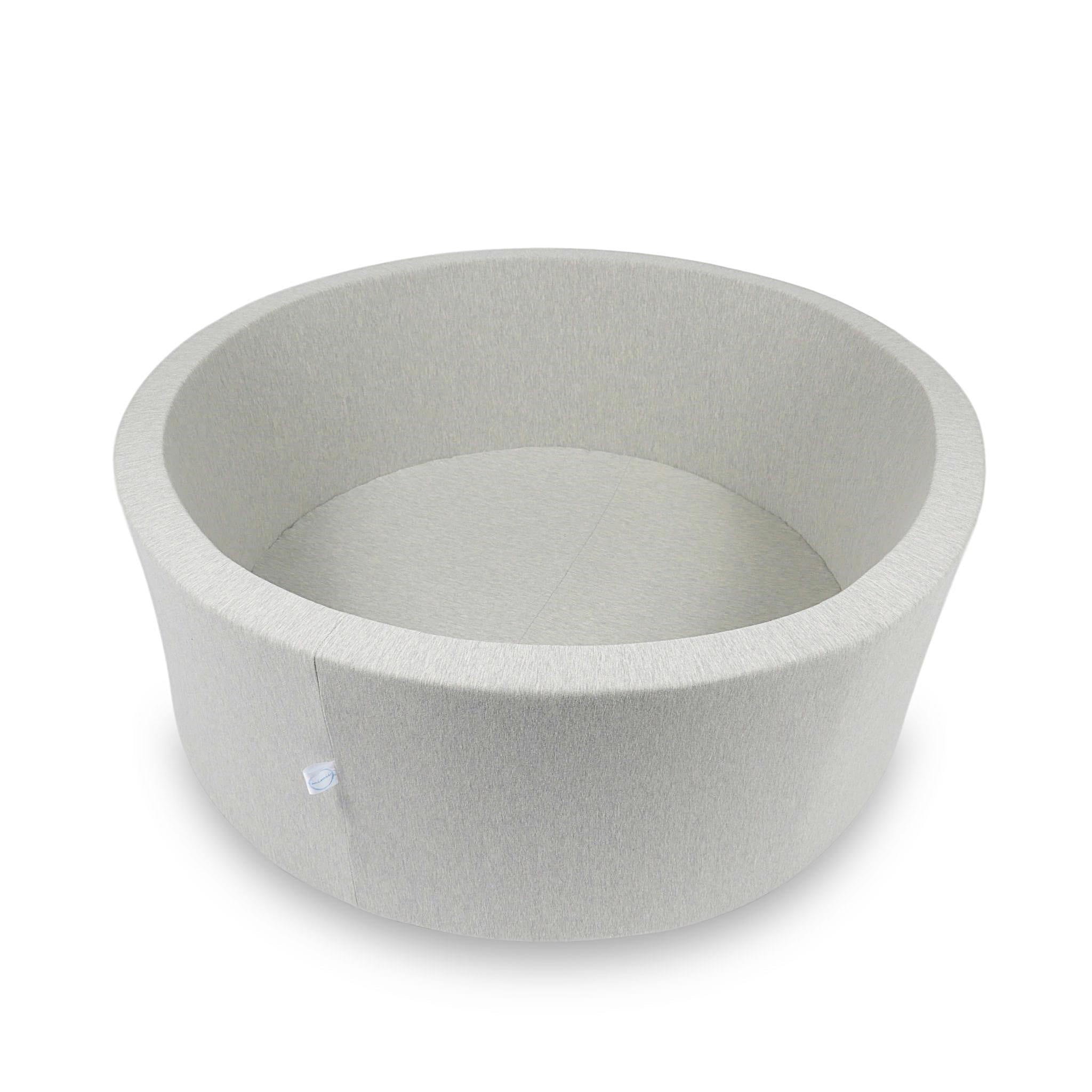 Ball Pit 110x40cm light gray without balls Bubblepools.eu