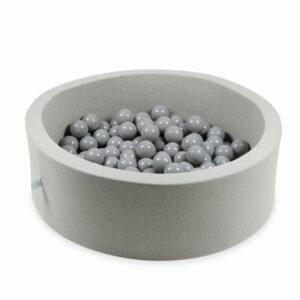 Plastic Balls 7cm diameter Grey