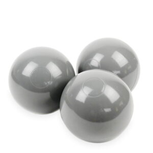 Plastic Balls 7cm diameter Grey