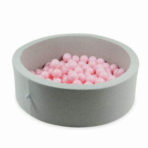 Plastic Balls 7cm diameter Light Pink
