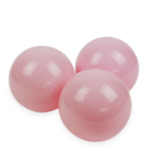 Plastic Balls 7cm diameter Light Pink