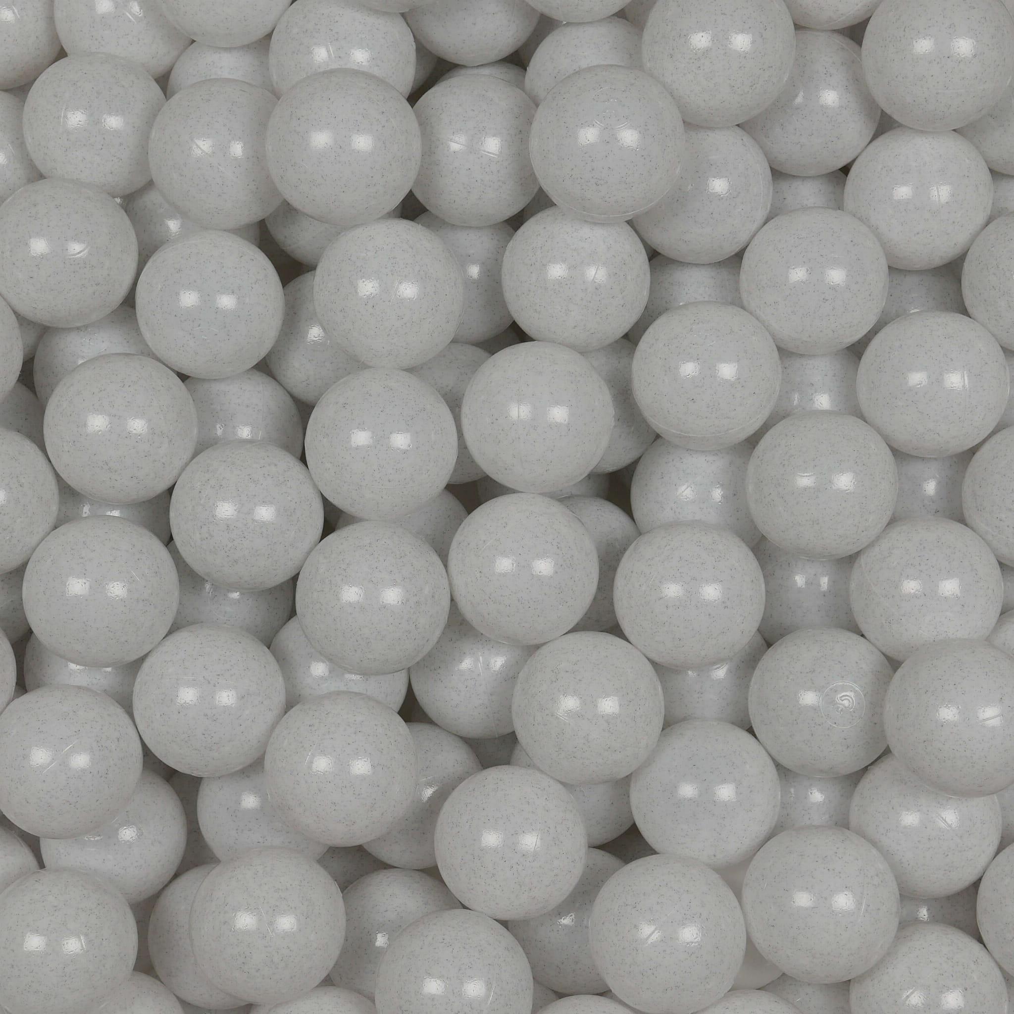 Balls for ballpit ø7cm 150pcs wooly white Bubblepools.eu