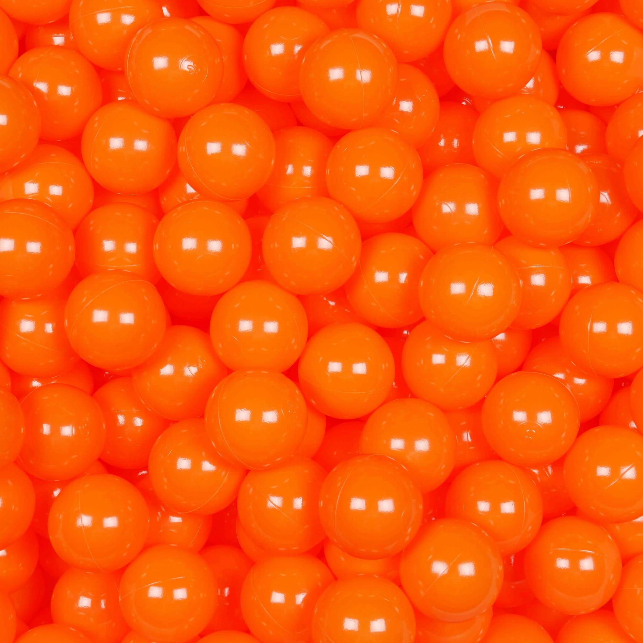 Balls for ballpit ø7cm 200pcs orange Bubblepools.eu