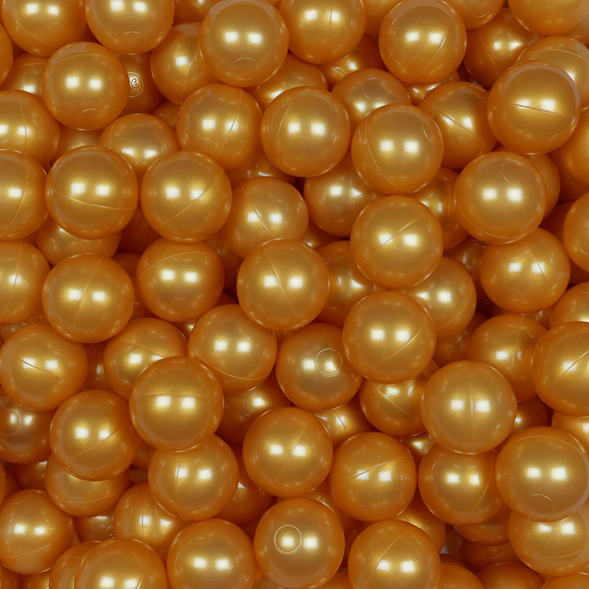 Balls for ballpit ø7cm 200pcs gold Bubblepools.eu
