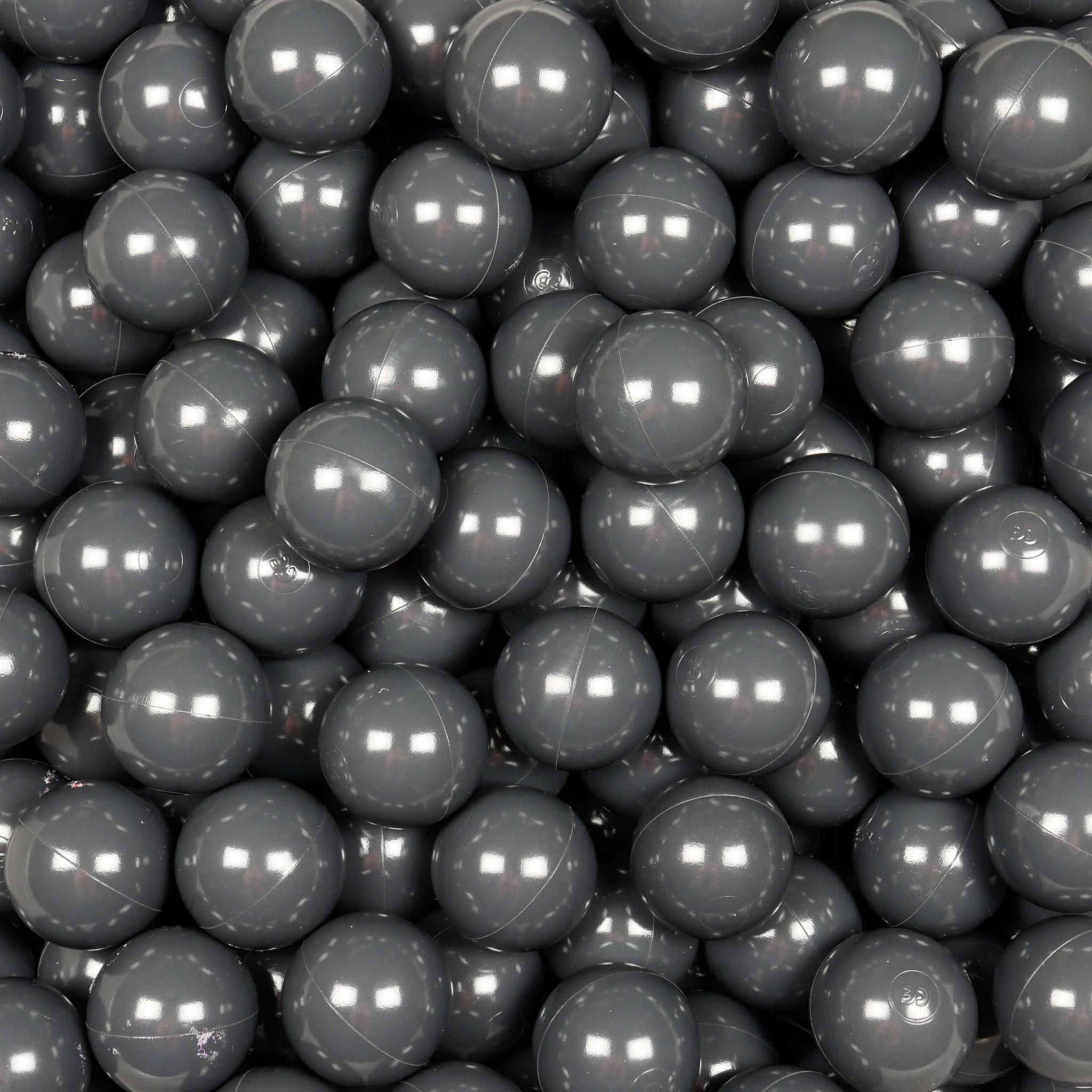 Balls for ballpit ø7cm 200pcs graphite Bubblepools.eu