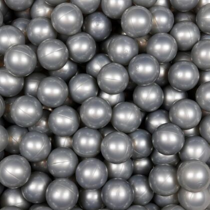 Balls for ballpit ø7cm 500pcs silver Bubblepools.eu
