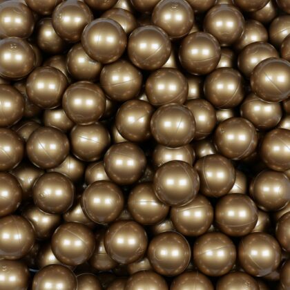 Balls for ballpit ø7cm 500pcs old gold Bubblepools.eu