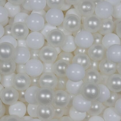Balls for ballpit ø7cm 500pcs white, pearl Bubblepools.eu